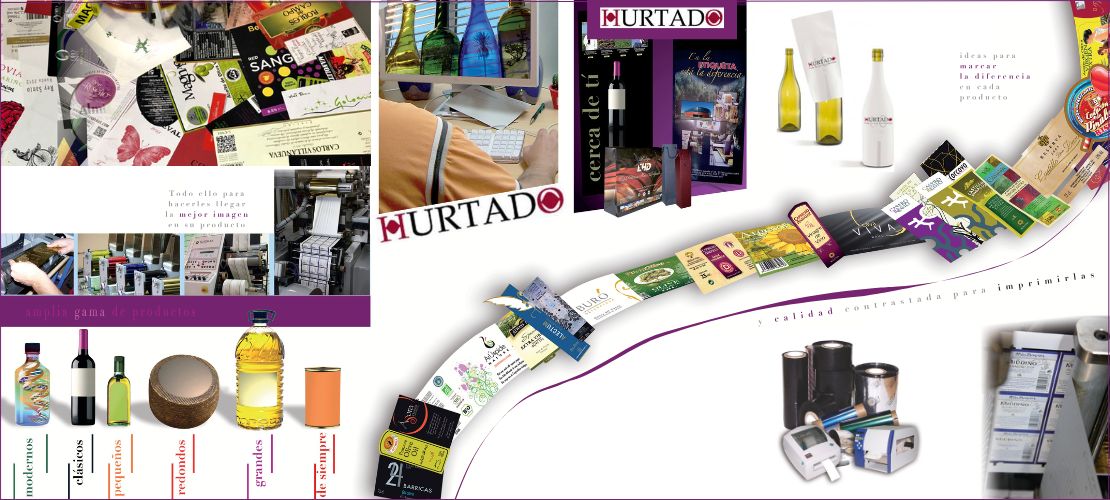 Etiquetas autoadhesivas para botellas de vino y cava